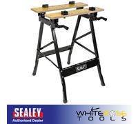Sealey FWB3 Tilt Clamp Folding Workbench Portable DIY Work Table Vice Adjustable