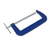 Sealey G-Clamp 250mm Adjustable Swivel Top G Clamp Service Tool/Equipment AK6010