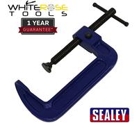 Sealey G-Clamp Quick Release Swivel Tip Hand Tools Woodworking Carpenter 150mm