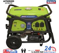 Sealey G3101 Professional 3150W Petrol Generator 7HP 230V With 1x Glove Pair