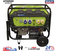 Sealey G5501 Workshop Site Generator 5500W 4 Stroke Petrol With 1x Glove Pair