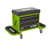 Sealey Mechanic's Utility Seat & Toolbox SCR18G Green