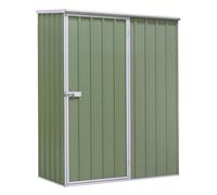 Sealey Garden Outdoor Storage Shed 1.5 x 0.8 x 1.9m Pent Style Roof Green DG113
