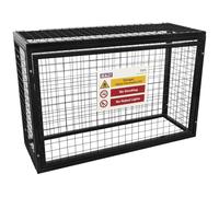 Sealey Gas Safety Cage GCSC419 - 4 x 19kg Cylinders - Black