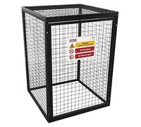 Sealey Gas Cylinder Safety Cage GCSC447 - Holds 4 x 47kg Cylinders - 1000x1000x1400mm