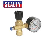 Sealey MIG Gas Regulator Reg/MMG - 1 Gauge for Disposable Cylinders