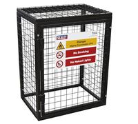 Sealey Safety Cage Powder Coated Galvanised - 2 X 19Kg Gas Cylinders Gcsc219