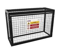 Sealey GCSC419 Gas Safety Cage-4 x 19kg Cylinders, Black