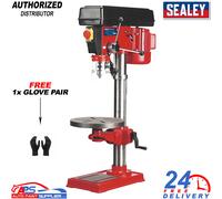 Sealey GDM120B 16 Speed Bench Pillar Drill 550W 230V Workshop With 1x Glove Pair