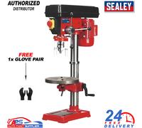 Sealey GDM92B 12 Speed Bench Pillar Drill 370W 230V Workshop With 1x Glove Pair