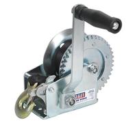 Sealey Geared Hand Winch 540Kg Capacity With Webbing Strap Gww1200M