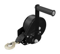 Sealey Hardened Steel Geared Hand Winch with Automatic Brake and Webbing 540Kg