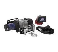 Sealey Geared Winch with Brake 450kg Line Pull 12V - PH12545