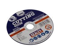 Sealey General-Purpose Flat Cutting Disc 100 X 1.6mm 16mm Bore Ptc/100Ct