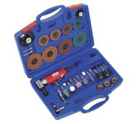 Sealey GSA674K Generation Air Right Angle Die Grinder Sander Kit 42Piece in Case