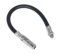 Sealey GGHE300 Flexible Rubber Grease Gun Delivery Hose with 4-Jaw Connector