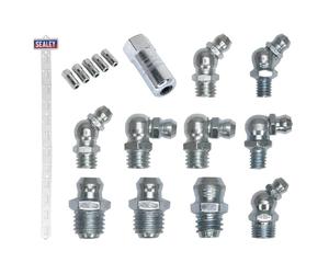 Sealey GNCSET Clip Strip Deal - Grease Nipples & Connectors