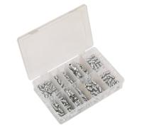 Sealey Grease Nipple Assortment 130Pc - Metric, Bsp & Unf