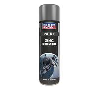 Sealey Aerosol Spray Paint Zinc Primer Grey 500ml