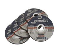 Sealey Depressed Centre Grinding Disc 115mm Pack of 5