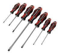 Sealey AK4325 Screwdriver Set 7Pc Gripmax® - Red