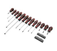 Sealey Gripmax Screwdriver & Bit Set 33 Pieces Chrome Vanadium Steel Ak4370