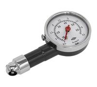 Sealey Tst/pg97 Tyre Pressure Gauge Dial Type Tuv/gs Approved