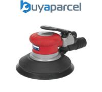 Sealey Air Palm Random Orbital Sander 150mm Dust-Free 360 Degrees Exhaust Muffler Gsa05