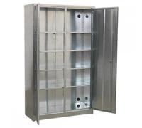 Sealey GSC110385 Galvanized Steel Floor Cabinet 4-Shelf Extra-Wide