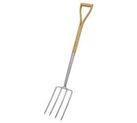 Sealey Gtwh016 Premier Digging Fork With Ash Handle & Stainless Steel Tines