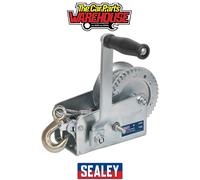 Sealey Geared Hand Winch with Cable 900kg Capacity GWC2000M