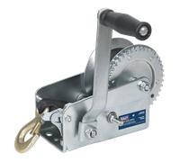 Sealey Geared Hand Winch GWW2000M Hardened Steel with Webbing Strap 900kg
