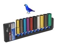 Sealey 10 Piece 1/2" Drive Coloured Deep Hex WallDrive Socket Set Metric 1/2"