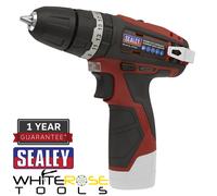 Sealey Hammer Drill Driver Body Only Torque LED Indicator 12V