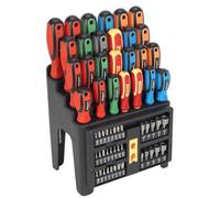 Siegen Screwdriver S01153 – 61pc Hammer-Thru Bit & Nut Driver Set