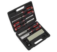 Sealey Hammer-Thru Wood Chisel 8Pc Set Ak9240