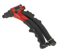Sealey Hand Riveter Curve Design With Rubber Grip Handle 210mm Black Ak3987