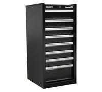 Hang-On Chest 8 Drawer with Ball-Bearing Slides - Black
