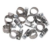 Sealey HC812 Hose Clip, Dia 8-12 x 9 mm, Set of 10