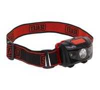 Sealey Head Torch 3W SMD & 2 Red LED 3 x AAA Cell