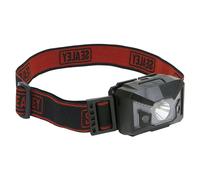 Sealey Head Torch 3W + 2 LED 3 x AAA Cell
