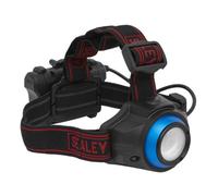 Sealey Head Torch 5W Cob Led Auto Sensor Hands Free Flash Light Ht111Led