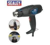 *Clear* Sealey HS105 1600w 375c / 500c 2-Speed Hot Air Gun Blow Gun