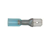 Sealey Heat Shrink Push-On Terminal 6.3mm Male Blue Pack Of 25 Btspm25