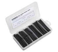 Heat Shrink Tubing Assortment 180pc 50 & 100mm Black