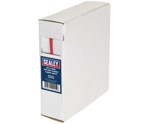 Sealey Heat Shrink Tubing Roll Red 3.2mm - 1.6mm 15m