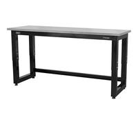 Sealey Heavy Duty Adjustable Stainless Steel Worktop Workbench 1.83m
