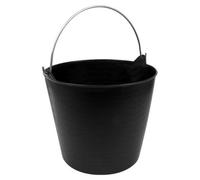 Sealey Heavy-Duty Flexi Tub 26L With Metal Handle - Black Sft26H