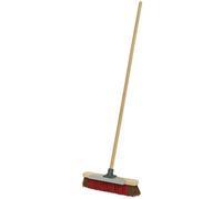 Sealey Heavy Duty Hard Bristle Broom and Scraper 16"