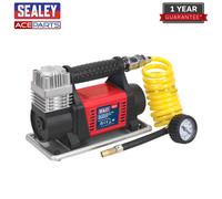 Sealey MAC04 12v Heavy Plugin Car Bike Kart Tyre Inflator Air Compressor Pump